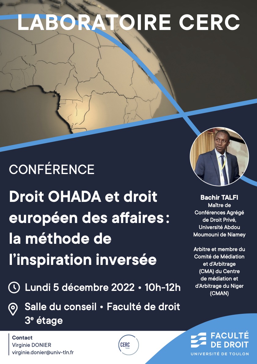 Conférence Droit OHADA